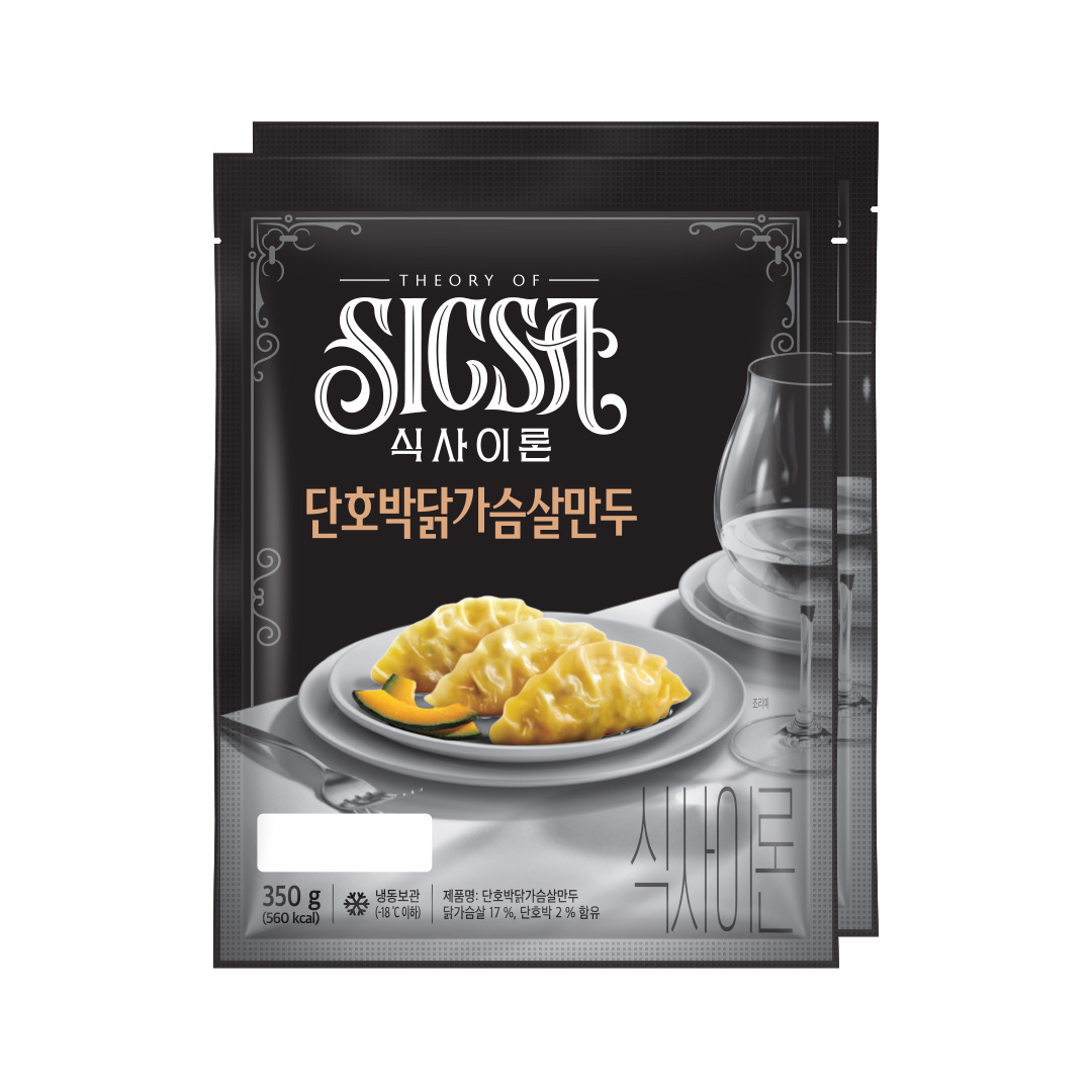 식사이론 단호박닭가슴살만두 350g+350g